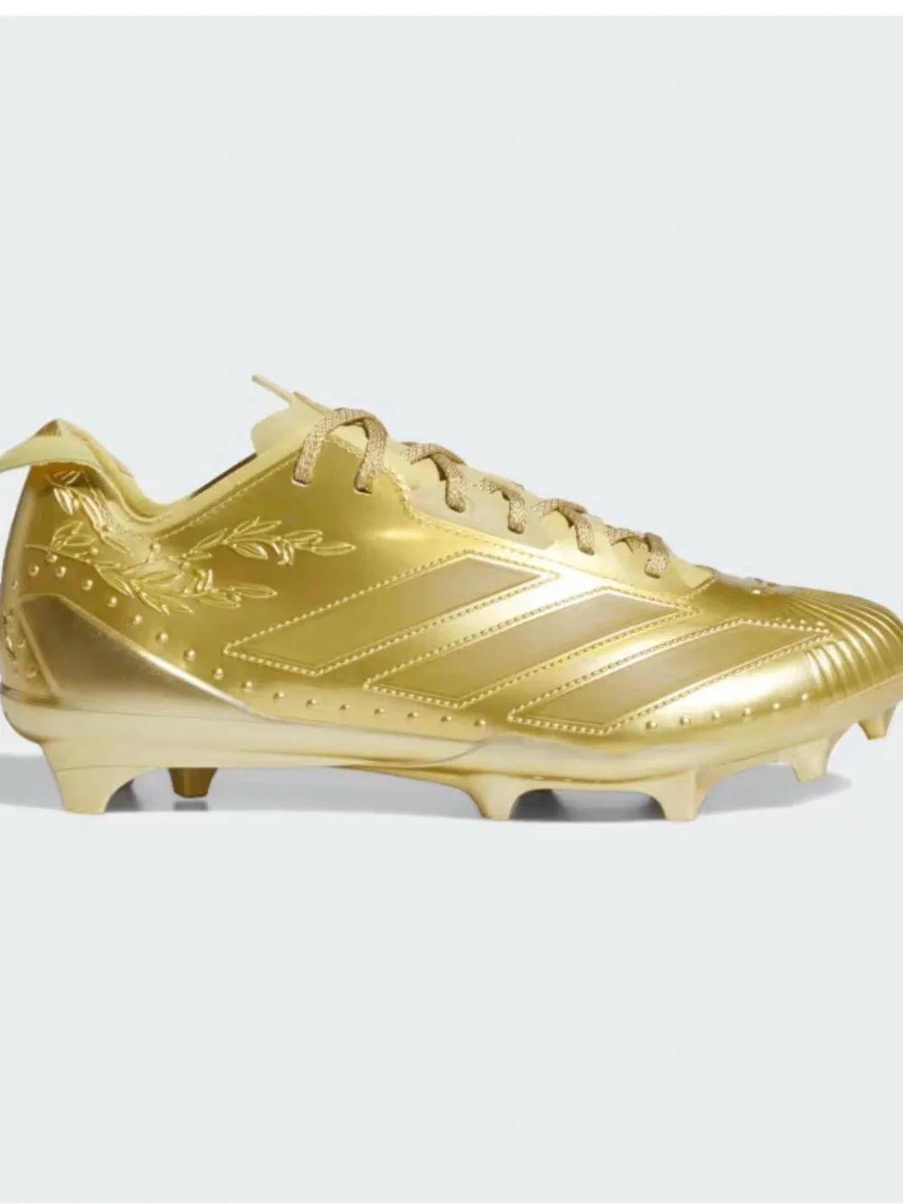 adidas Adizero Electric II Gold Metallic Football Cleats